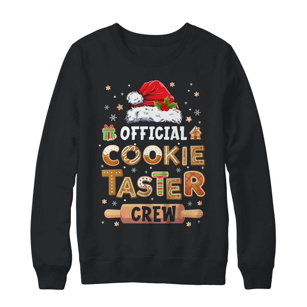 Official Cookie Taster Crew Funny Christmas Baking Team Shirt & Sweatshirt | siriusteestore