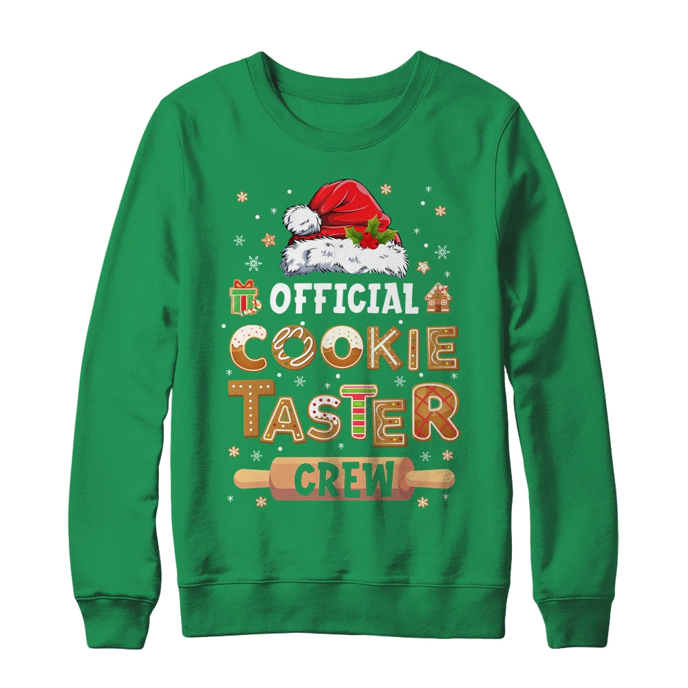 Official Cookie Taster Crew Funny Christmas Baking Team Shirt & Sweatshirt | siriusteestore