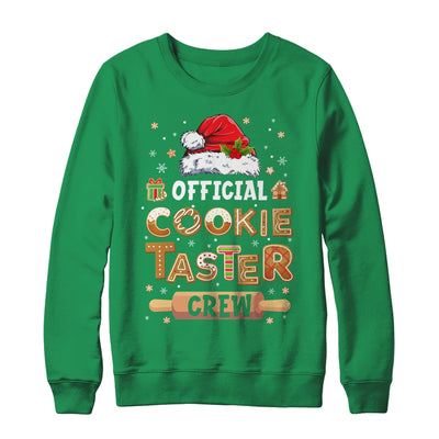 Official Cookie Taster Crew Funny Christmas Baking Team Shirt & Sweatshirt | siriusteestore