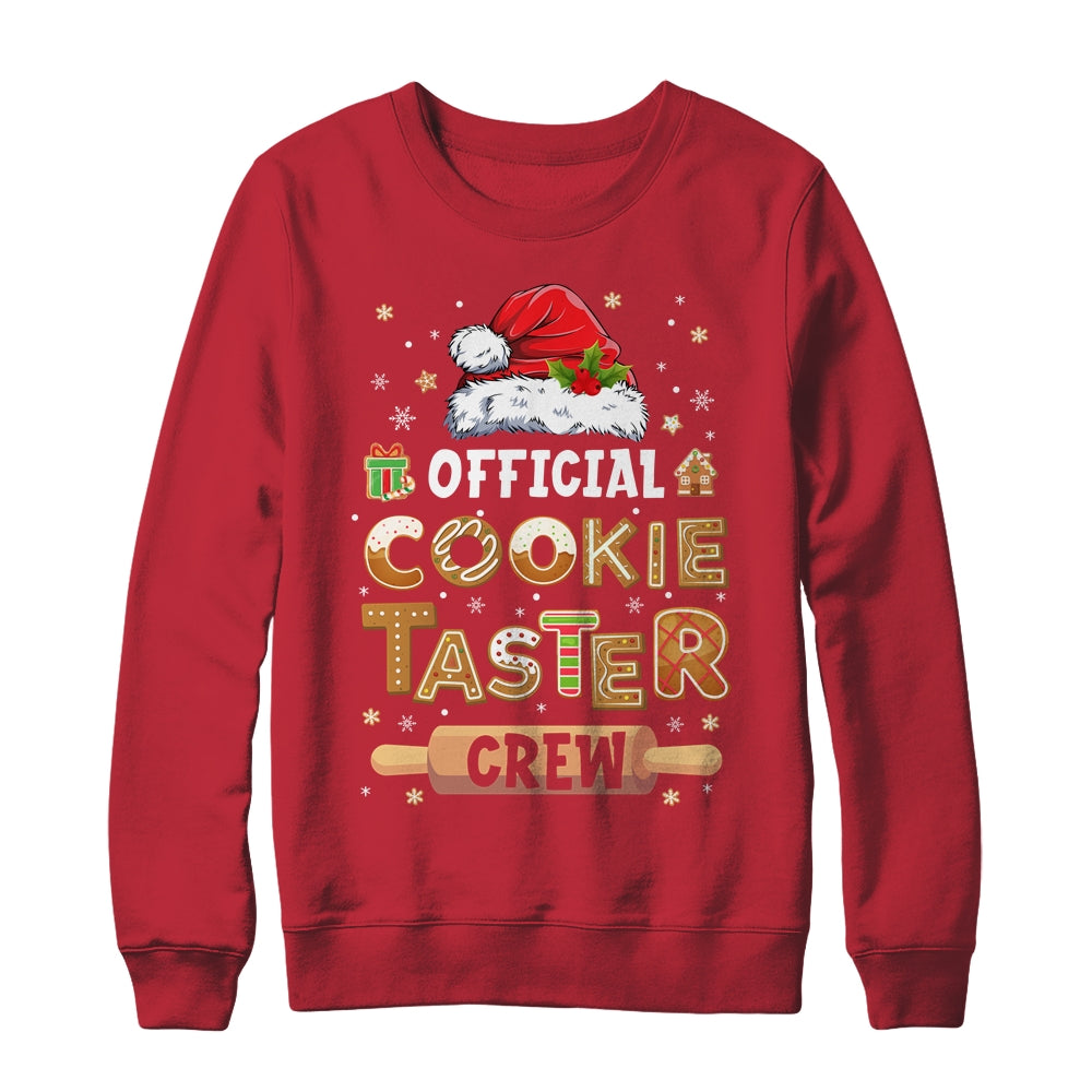 Official Cookie Taster Crew Funny Christmas Baking Team Shirt & Sweatshirt | siriusteestore