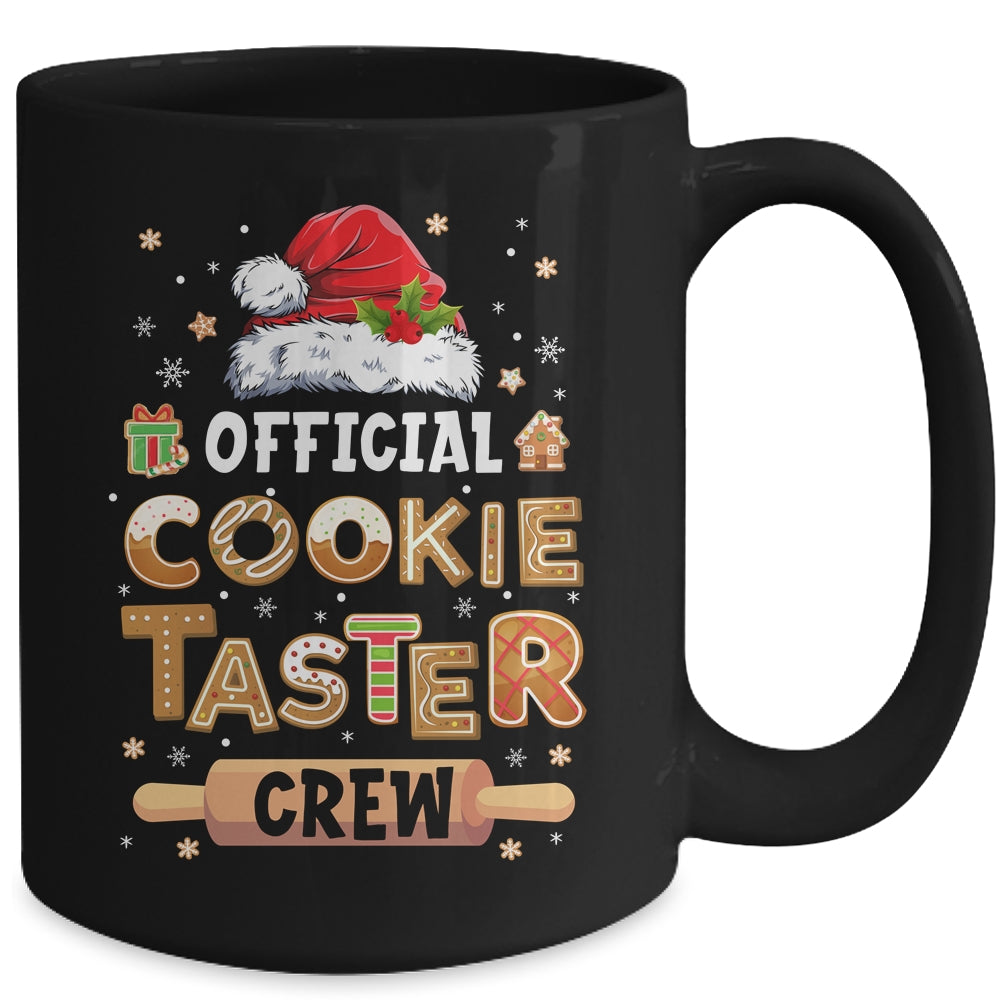Official Cookie Taster Crew Funny Christmas Baking Team Mug | siriusteestore