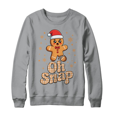 Oh Snap Christmas Gingerbread Man Cute Cookie Baking Team Shirt & Sweatshirt | siriusteestore