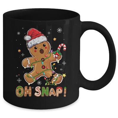 Oh Snap Gingerbread Man Christmas Cookie Costume Baking Team Mug | siriusteestore
