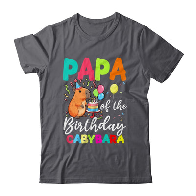 Papa Of The Birthday Capybara Girl Bday Party Family Shirt & Hoodie | siriusteestore