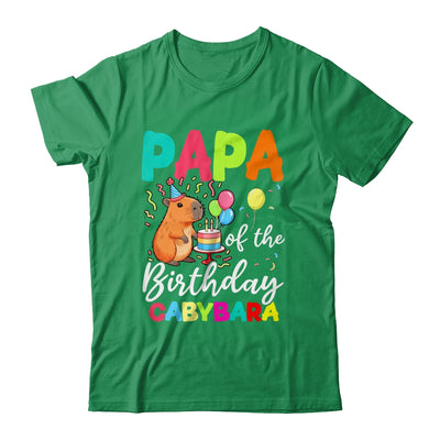 Papa Of The Birthday Capybara Girl Bday Party Family Shirt & Hoodie | siriusteestore