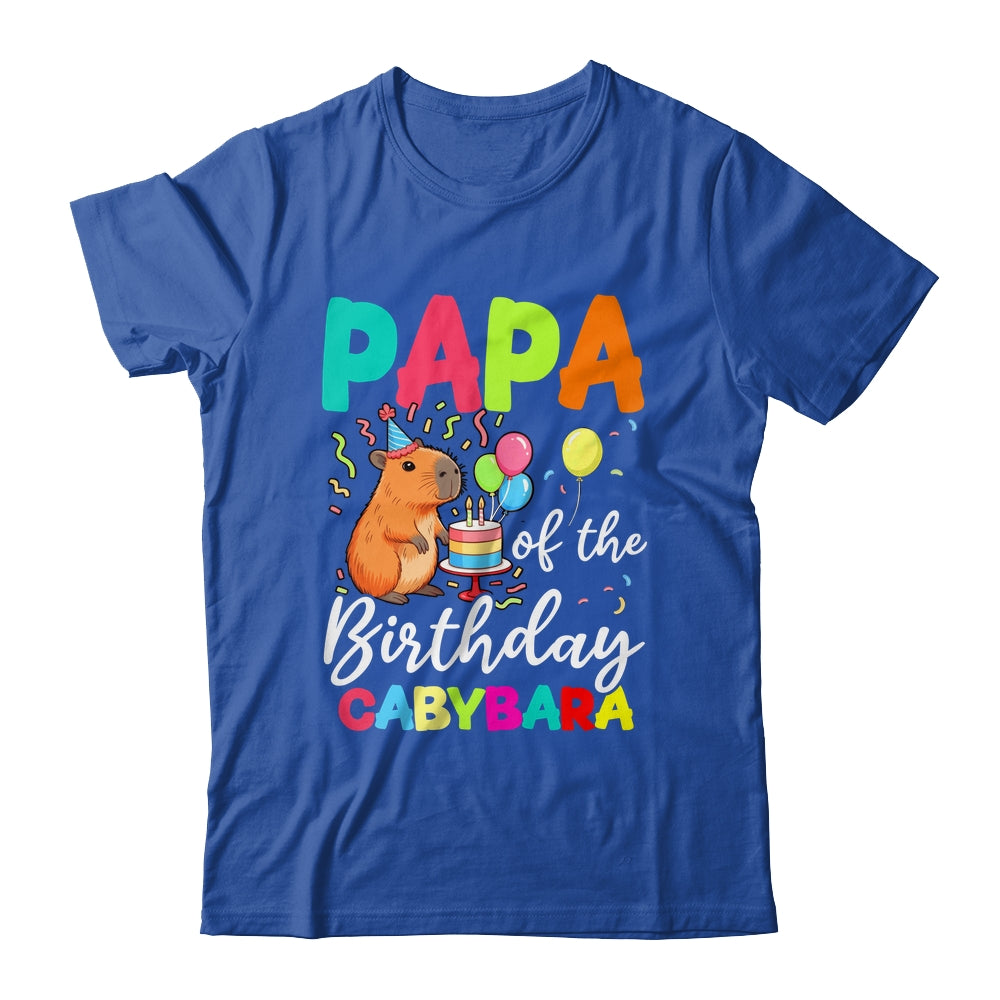 Papa Of The Birthday Capybara Girl Bday Party Family Shirt & Hoodie | siriusteestore