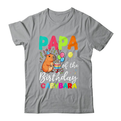 Papa Of The Birthday Capybara Girl Bday Party Family Shirt & Hoodie | siriusteestore