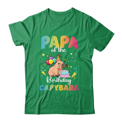 Papa Of The Birthday Girl Capybara Bday Party Family Shirt & Hoodie | siriusteestore