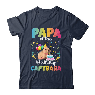 Papa Of The Birthday Girl Capybara Bday Party Family Shirt & Hoodie | siriusteestore