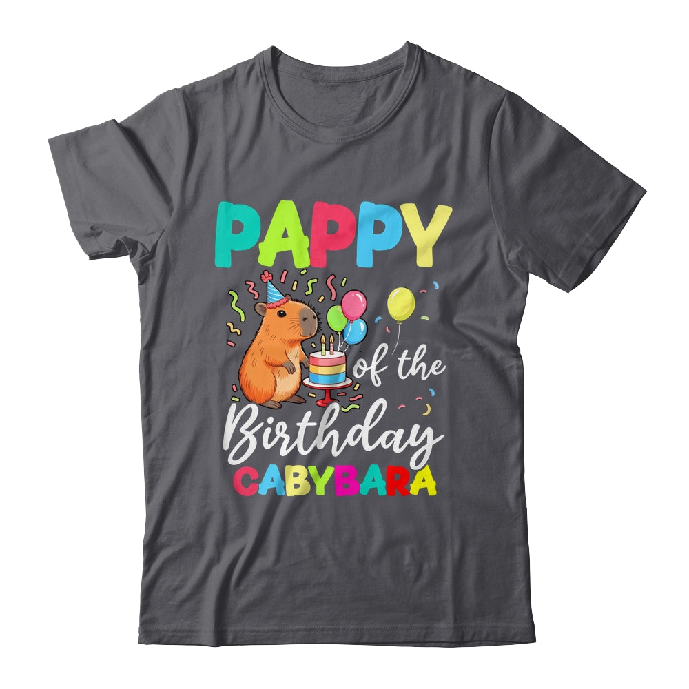 Pappy Of The Birthday Capybara Girl Bday Party Family Shirt & Hoodie | siriusteestore
