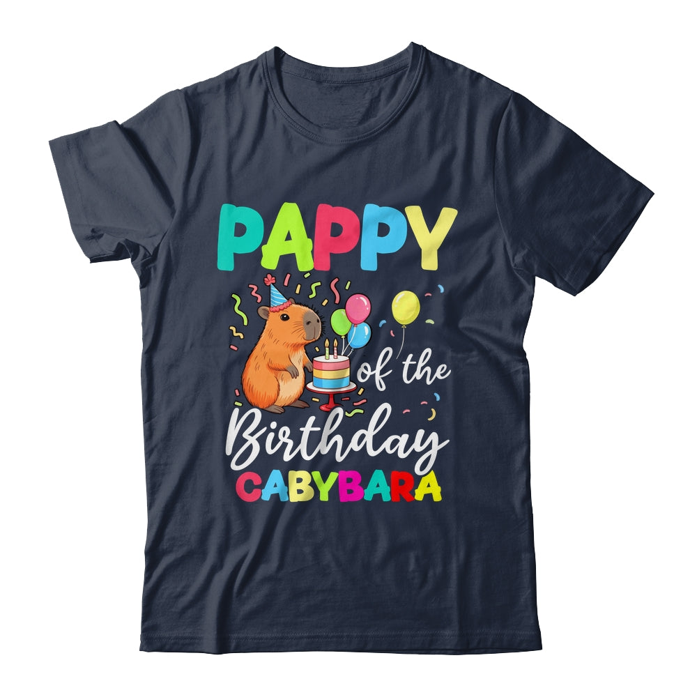 Pappy Of The Birthday Capybara Girl Bday Party Family Shirt & Hoodie | siriusteestore