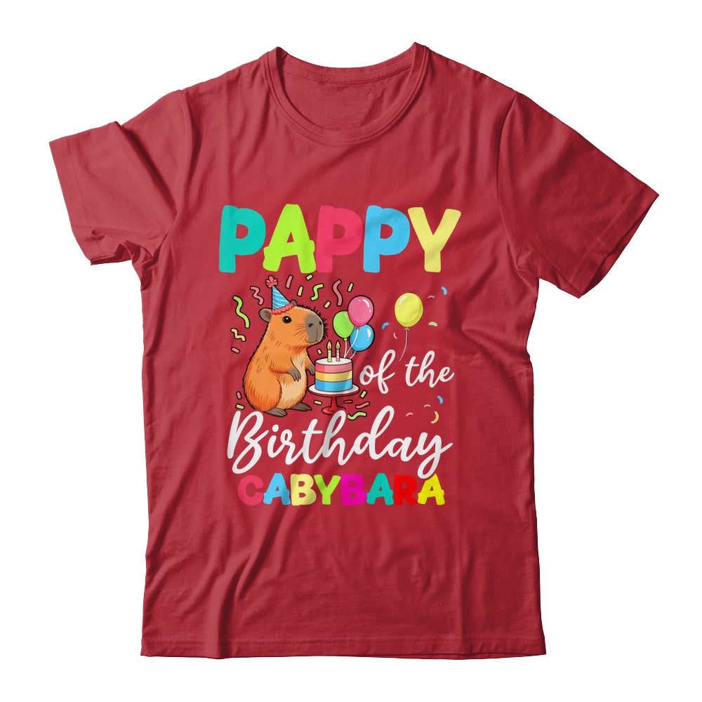 Pappy Of The Birthday Capybara Girl Bday Party Family Shirt & Hoodie | siriusteestore