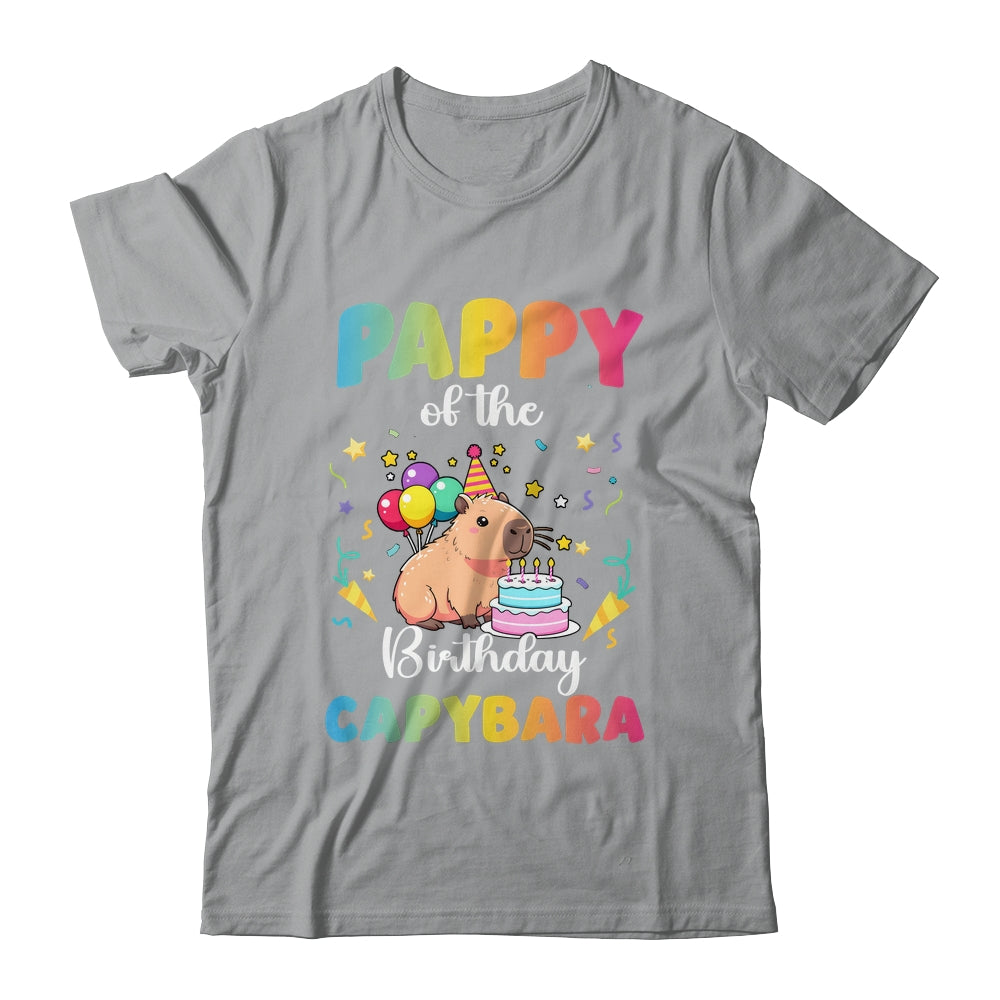 Pappy Of The Birthday Girl Capybara Bday Party Family Shirt & Hoodie | siriusteestore