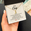 Alluring Beauty Necklace 18K Yellow Gold Finish | Personalized Gigi Necklace From Grandkids Granddaughter Grandson You Will Always Be My Gigi Birthday Mothers Day Christmas Customized Gift Box Message Card | siriusteestore