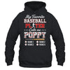 Personalized My Favorite Baseball Player Calls Me Poppy Custom Kids Name Fathers Day Birthday Christmas Shirt & Hoodie | siriusteestore