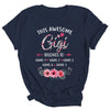 Personalized This Awesome Gigi Belongs To Custom Kids Name Floral Gigi Mothers Day Birthday Christmas Shirt & Tank Top | siriusteestore