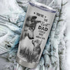 Personalized To My Dad From Son Stainless Steel Tumbler Cup Wolf Always Be Your Little Boy Dad Fathers Day Birthday Christmas Travel Mug | siriusteestore
