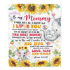 Personalized To My Mommy Blanket From Baby Name First Time Mom Elephant Sunflower I May Just Be A Bump Happy Mothers Day Customized Bed Fleece Blanket | siriusteestore