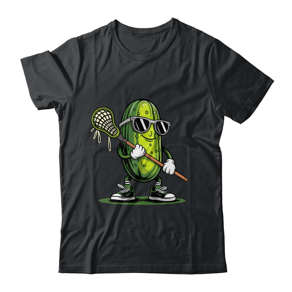 Pickle Playing Lacrosse Funny Sports For Boys Men Women Shirt & Tank Top | siriusteestore