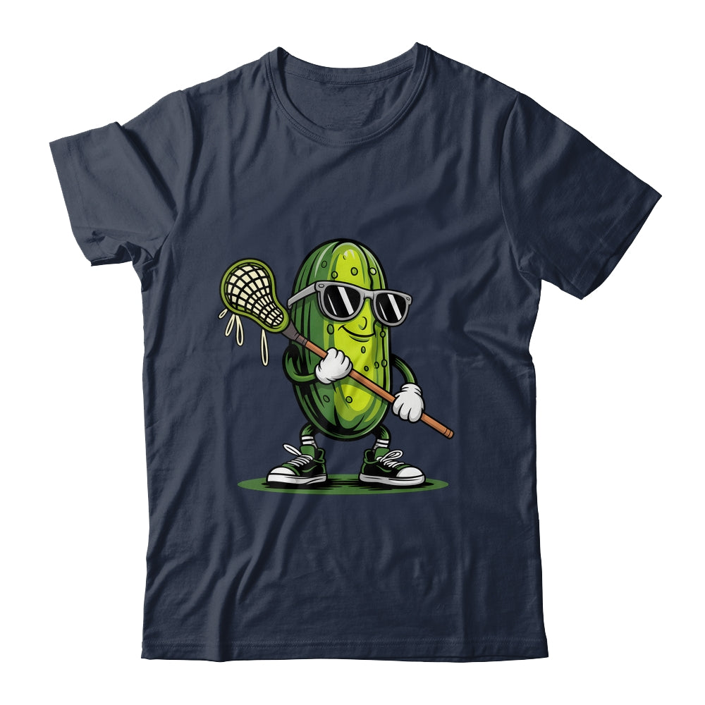 Pickle Playing Lacrosse Funny Sports For Boys Men Women Shirt & Tank Top | siriusteestore