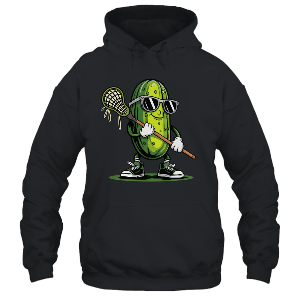 Pickle Playing Lacrosse Funny Sports For Boys Men Women Shirt & Tank Top | siriusteestore