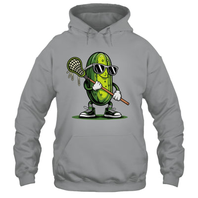 Pickle Playing Lacrosse Funny Sports For Boys Men Women Shirt & Tank Top | siriusteestore