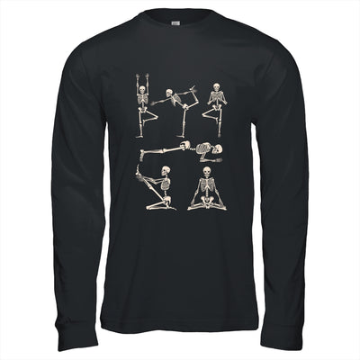 Retro Skeleton Yoga Funny Balance Halloween Costume Shirt & Hoodie | siriusteestore