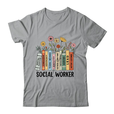 Retro Social Worker Wildflowers Advocate Social Justice Shirt & Hoodie | siriusteestore