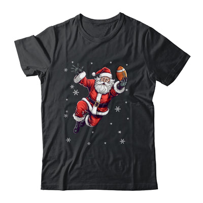 Santa Christmas Football Santa Playing Football Men Women Shirt & Sweatshirt | siriusteestore
