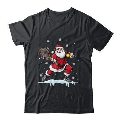 Santa Claus Playing Tennis Christmas Xmas Tennis Player Men Shirt & Sweatshirt | siriusteestore