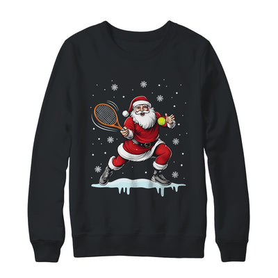 Santa Claus Playing Tennis Christmas Xmas Tennis Player Men Shirt & Sweatshirt | siriusteestore