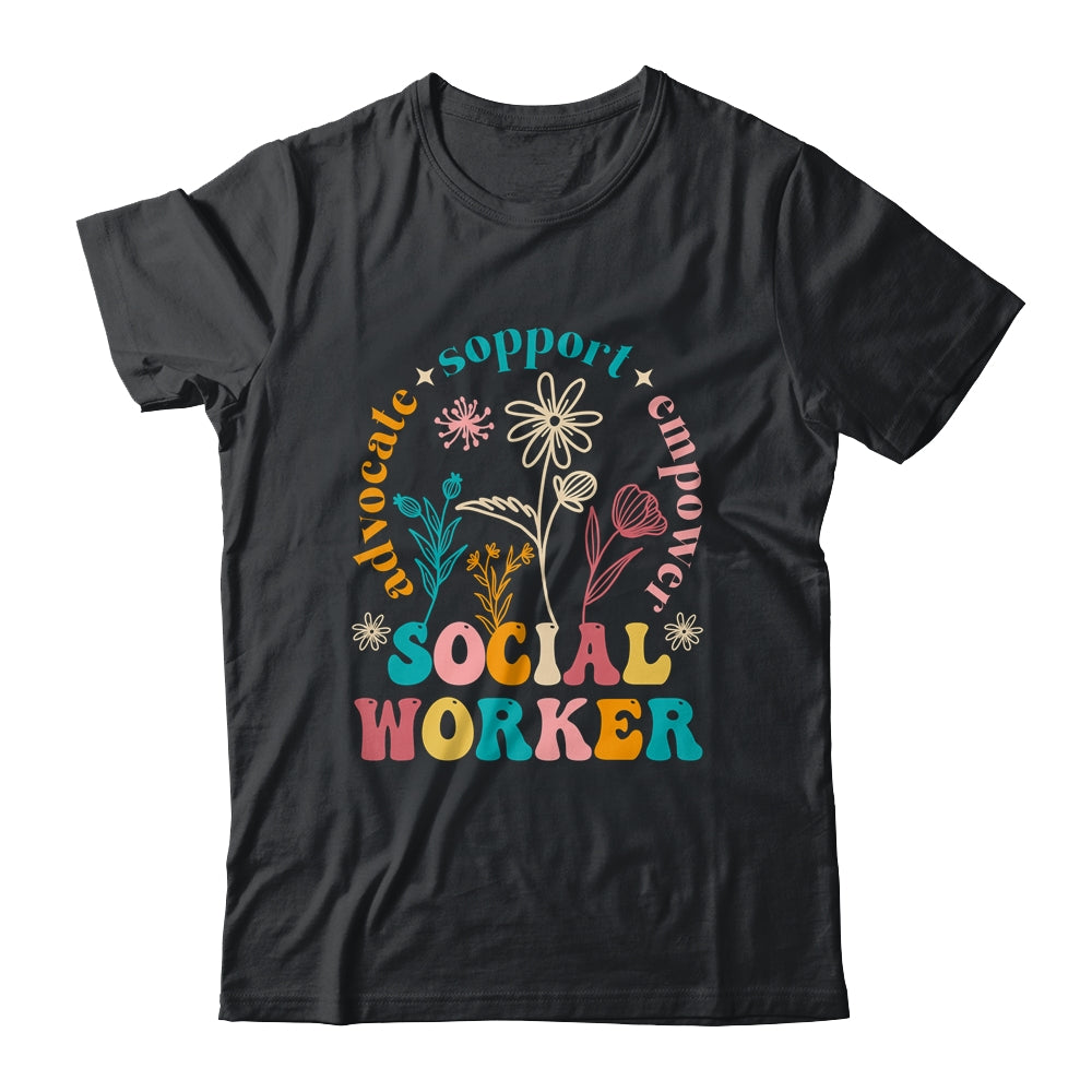 Social Worker Design For Women Girl Funny Social Work Month Shirt & Tank Top | siriusteestore