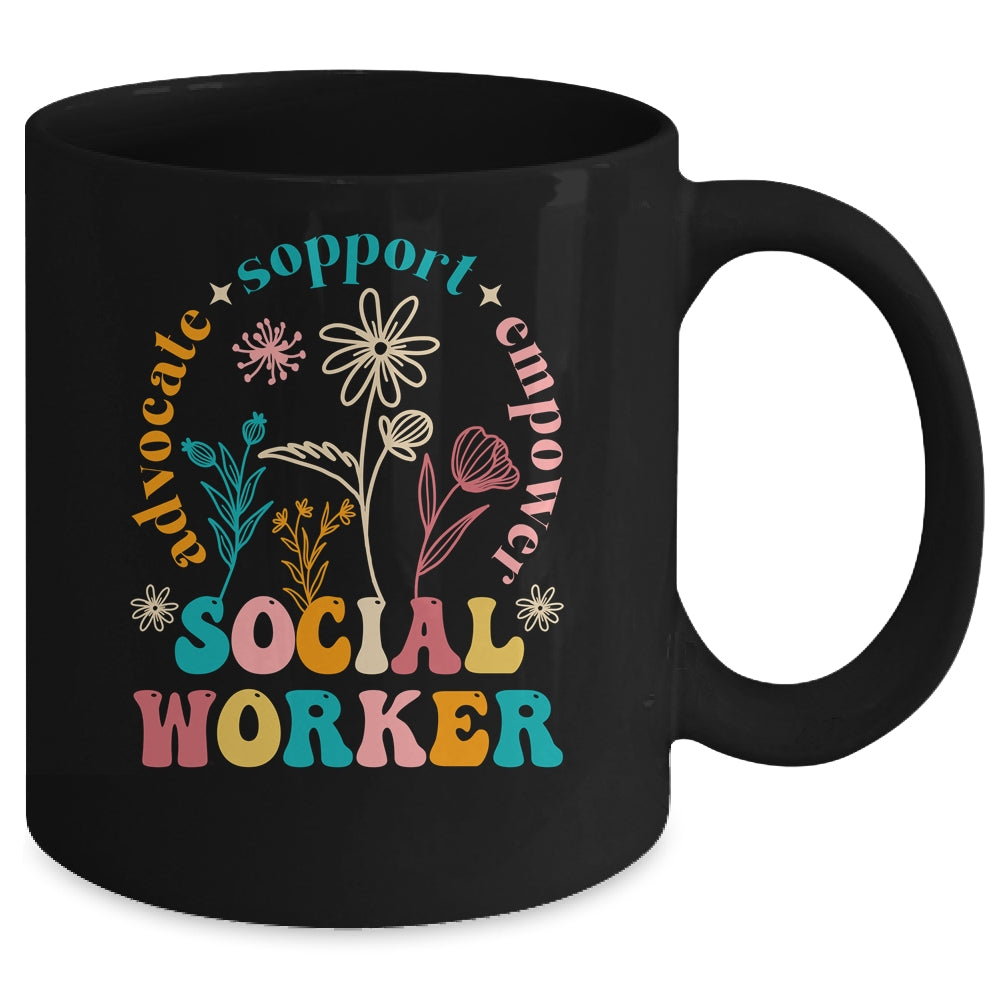 Social Worker Design For Women Girl Funny Social Work Month Mug | siriusteestore