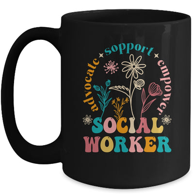 Social Worker Design For Women Girl Funny Social Work Month Mug | siriusteestore