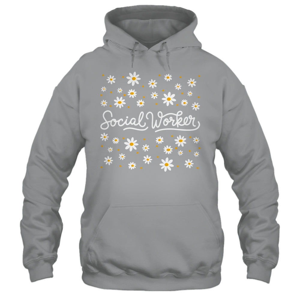 Social Worker Flower Floral Caseworker Social Work Month Shirt & Hoodie | siriusteestore