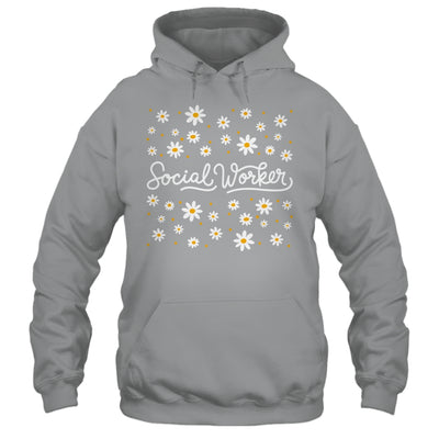 Social Worker Flower Floral Caseworker Social Work Month Shirt & Hoodie | siriusteestore