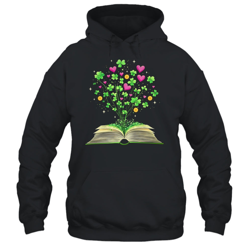 St Patricks Day Book Lover Librarian Shamrock Author Teacher Shirt & Hoodie | siriusteestore