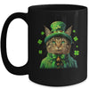 St Patricks Day Cat Shamrock For Men Women Celebration Cool Mug | siriusteestore