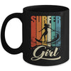 Surfer Girl Vintage Waves Surfing Trainer Surfboard Lover Mug | siriusteestore
