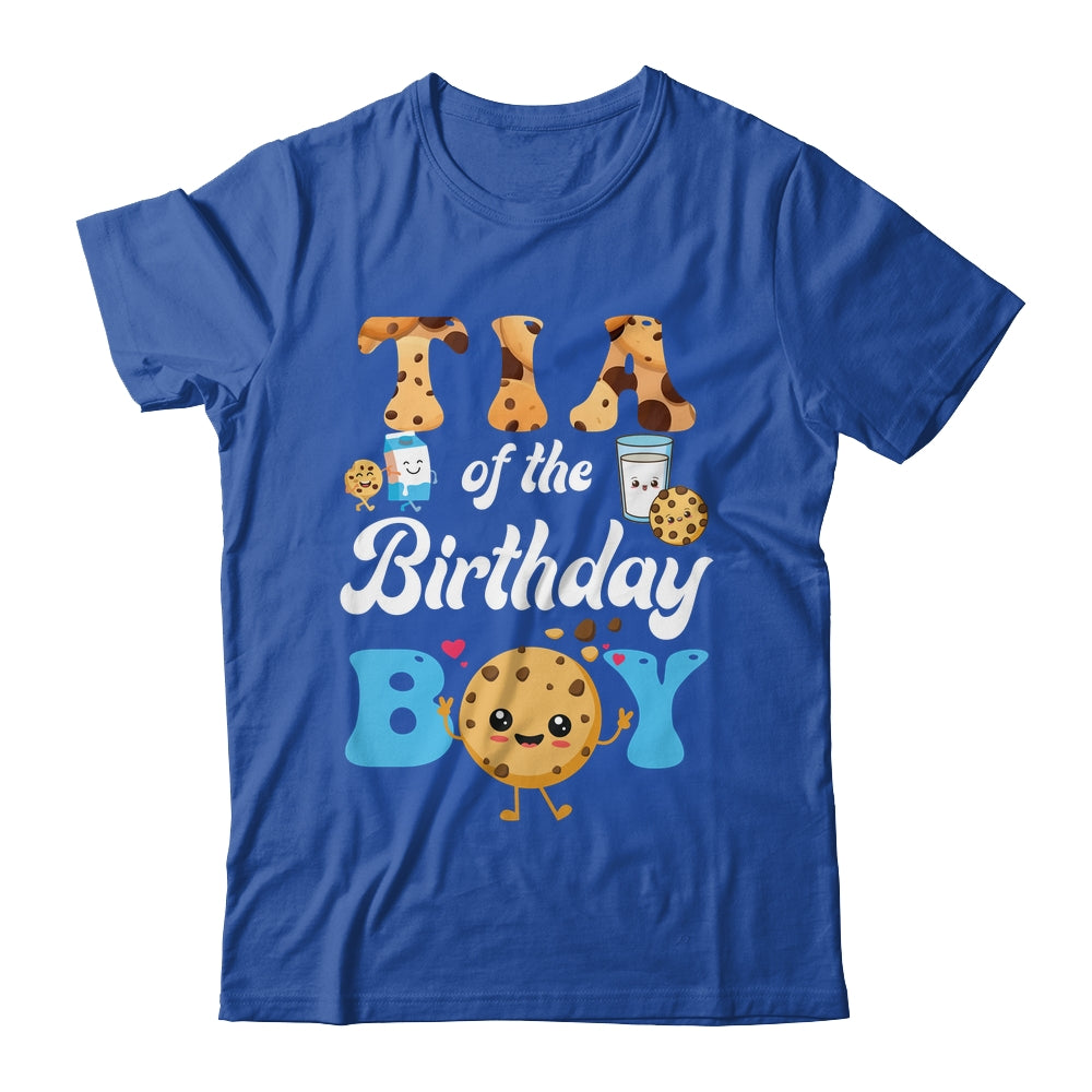 Tia Of The Birthday Boy Milk And Cookies 1st Birthday Shirt & Hoodie | siriusteestore