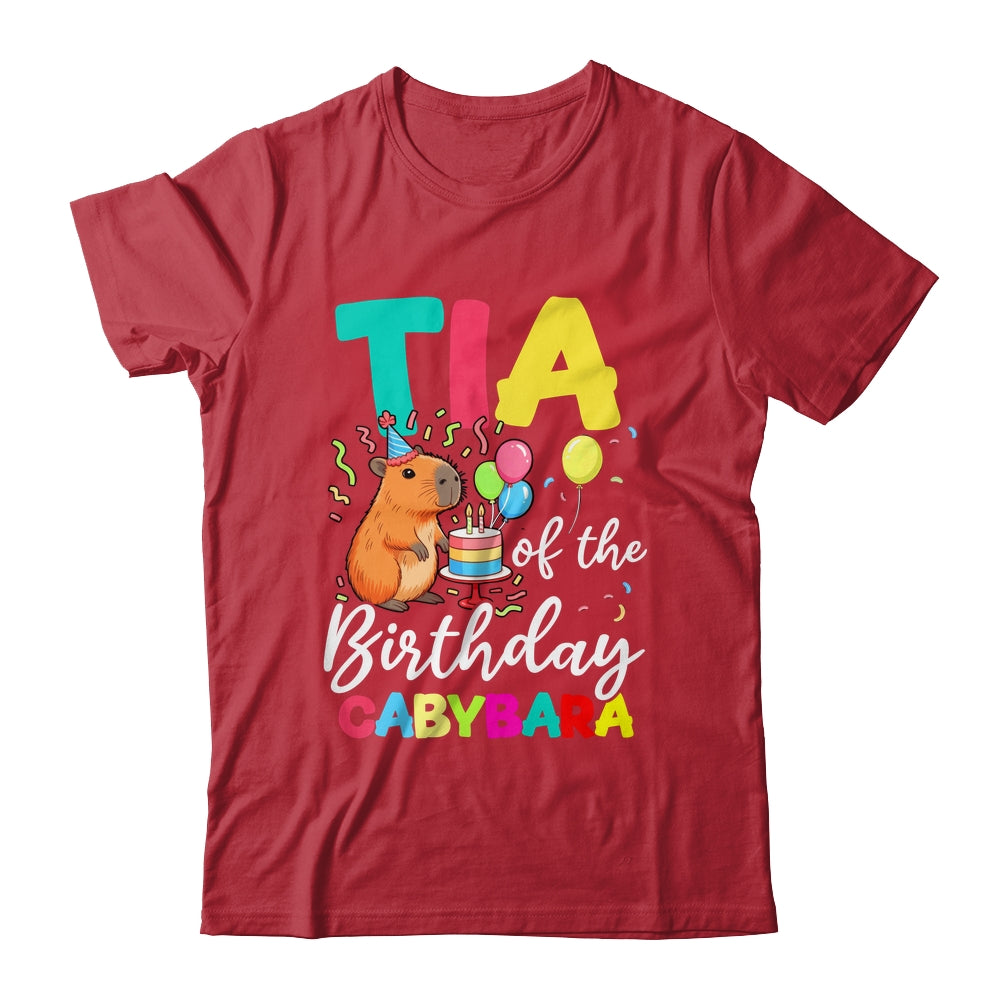 Tia Of The Birthday Capybara Girl Bday Party Family Shirt & Hoodie | siriusteestore