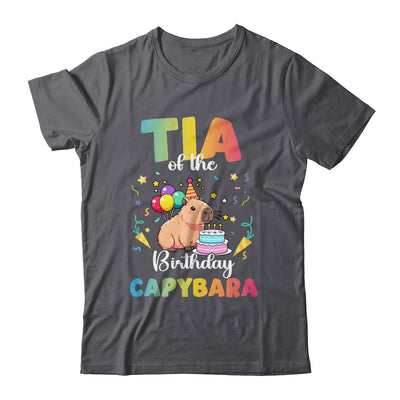 Tia Of The Birthday Girl Capybara Bday Party Family Shirt & Hoodie | siriusteestore