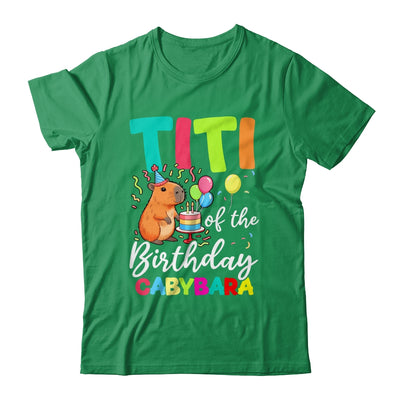 Titi Of The Birthday Capybara Girl Bday Party Family Shirt & Hoodie | siriusteestore