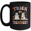 Trick Or Treatment Cute Ghost Paramedic Halloween Nurse Mug | siriusteestore