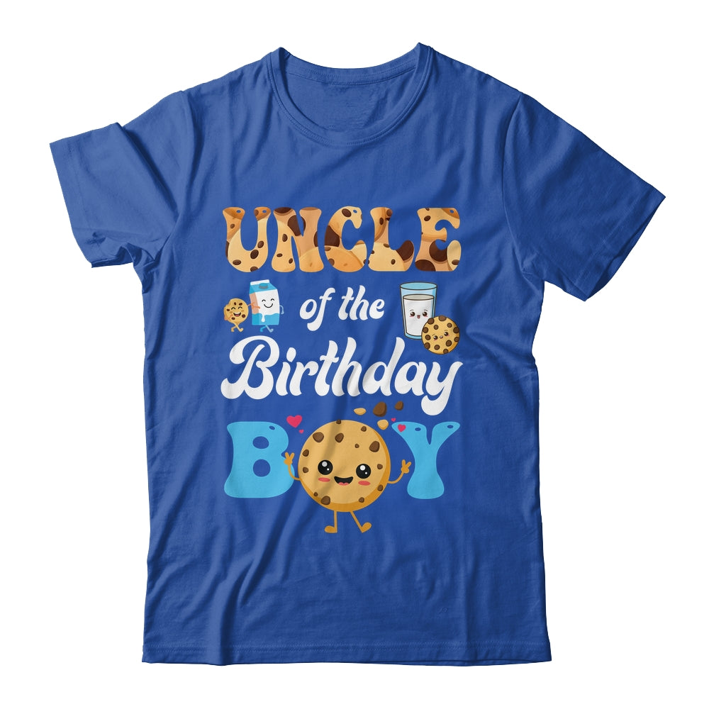Uncle Of The Birthday Boy Milk And Cookies 1st Birthday Shirt & Hoodie | siriusteestore