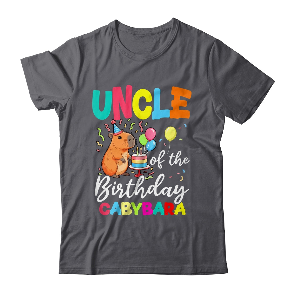 Uncle Of The Birthday Capybara Girl Bday Party Family Shirt & Hoodie | siriusteestore