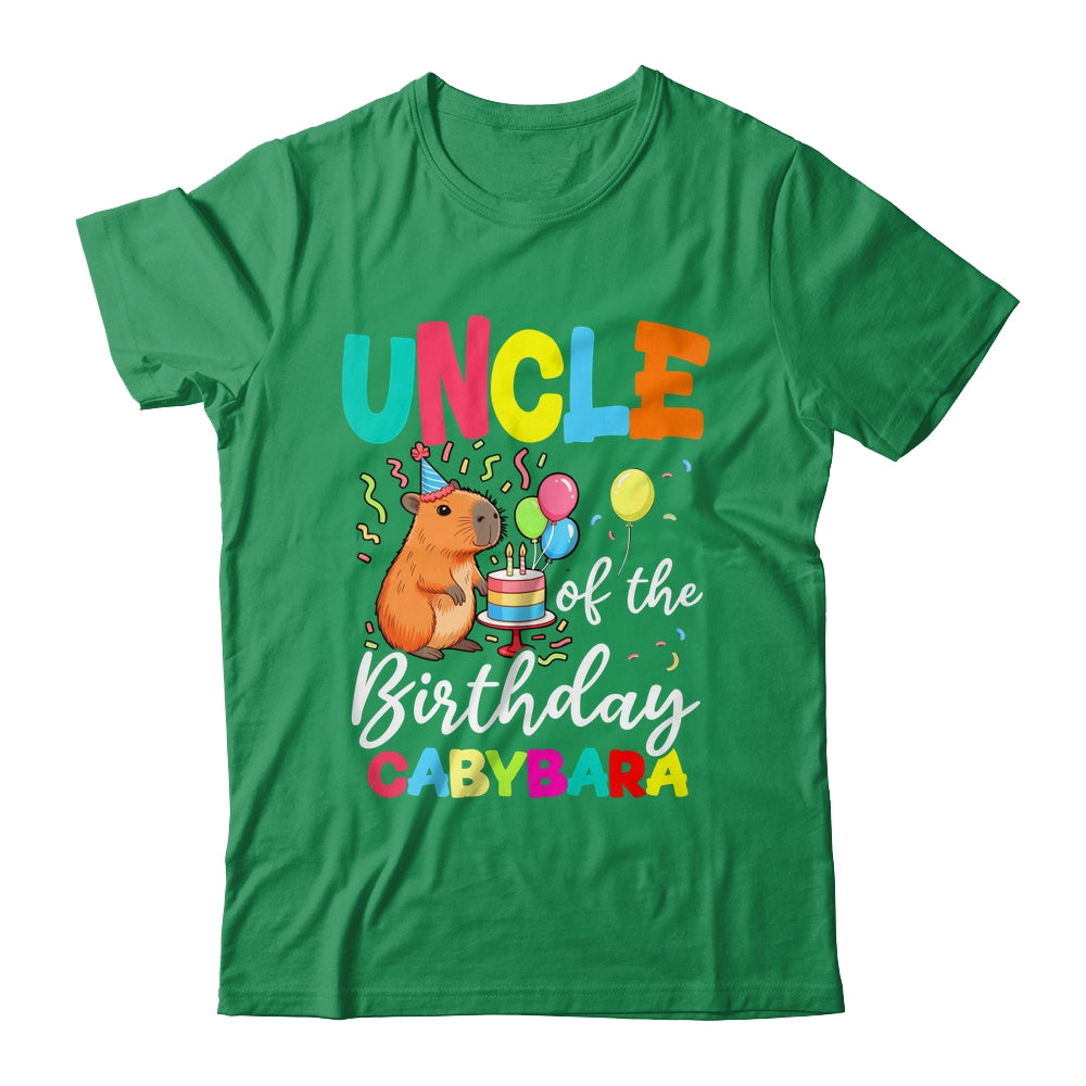 Uncle Of The Birthday Capybara Girl Bday Party Family Shirt & Hoodie | siriusteestore