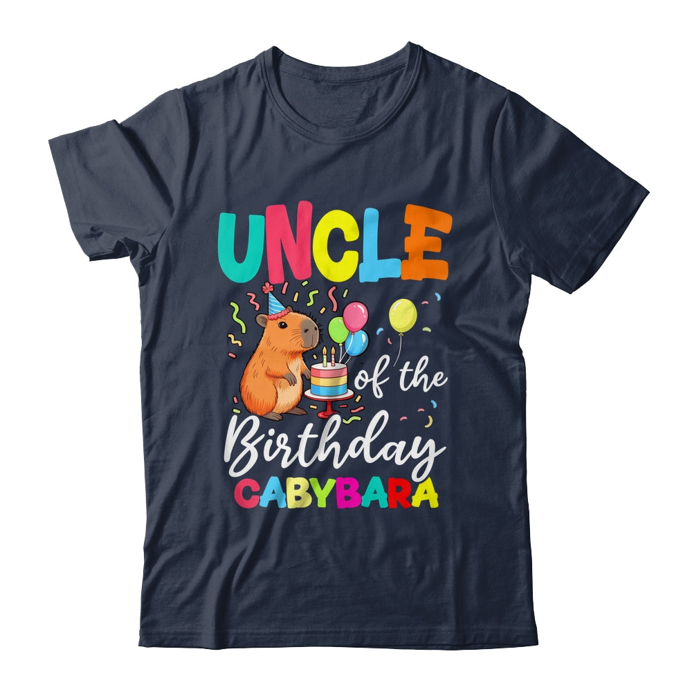 Uncle Of The Birthday Capybara Girl Bday Party Family Shirt & Hoodie | siriusteestore