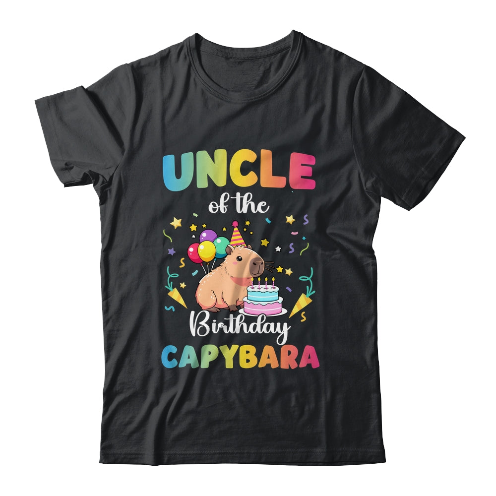 Uncle Of The Birthday Girl Capybara Bday Party Family Shirt & Hoodie | siriusteestore