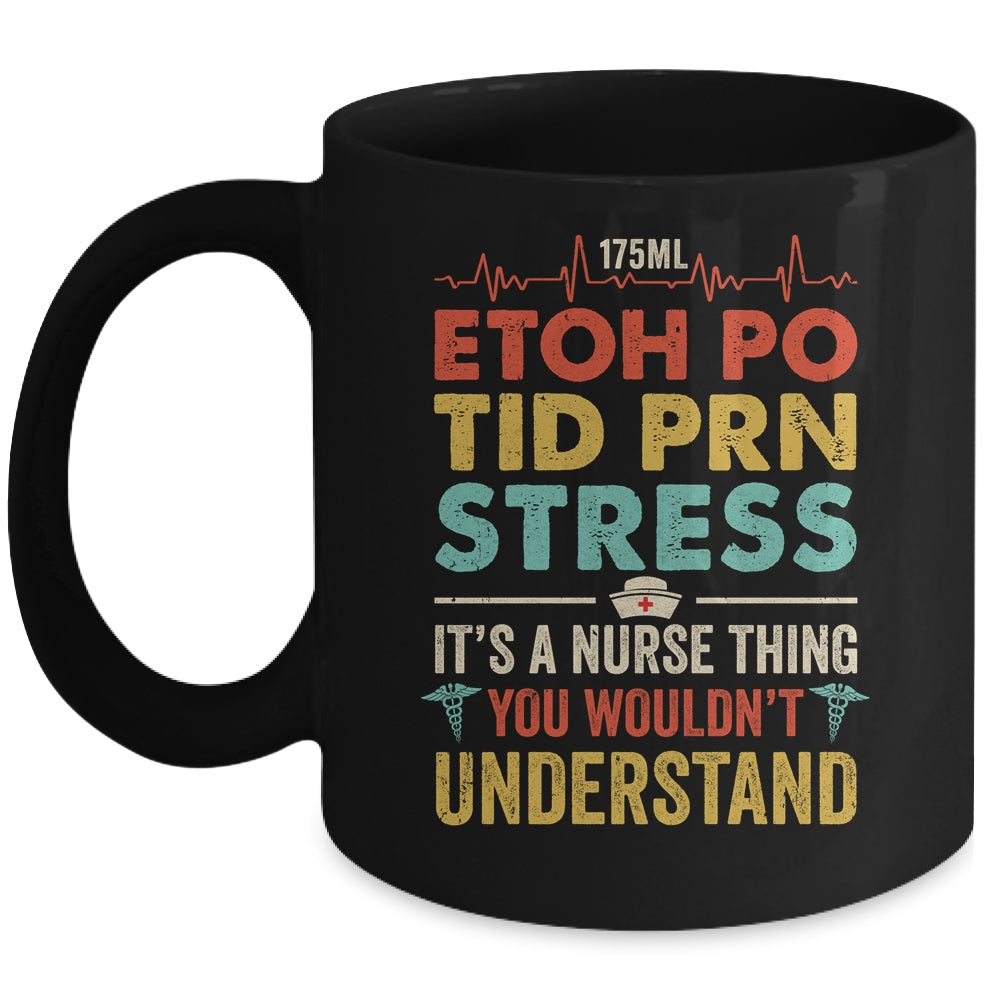 Vintage Funny Saying Nursing Registered Nurse ER Nurses Week Mug | siriusteestore